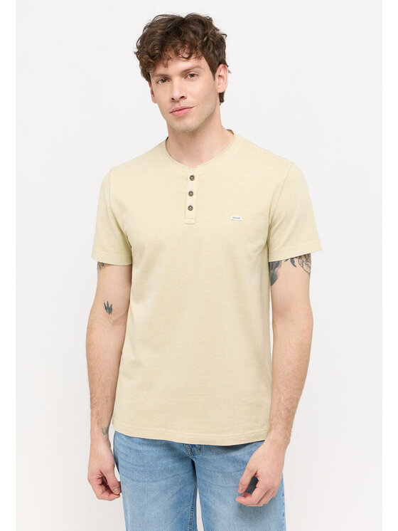 Mustang Mustang T-shirt AUSTIN Beige Regular Fit