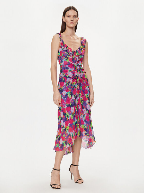 Nissa Rochie de vară RC14754 Colorat Regular Fit