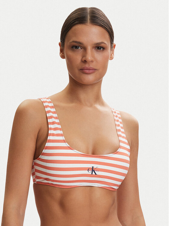 Calvin Klein Swimwear Calvin Klein Swimwear Vrchný diel bikín LV00Q61100 Oranžová