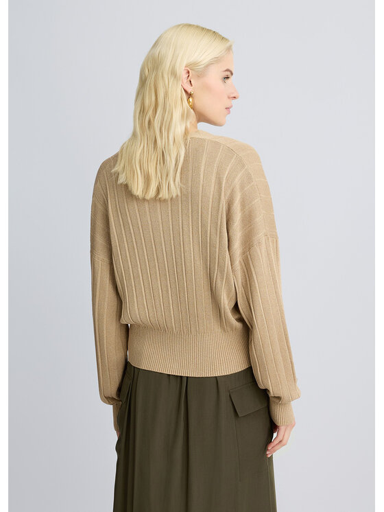 Liu Jo Liu Jo Cardigan WA5060MS64JA4342 Beige Regular Fit