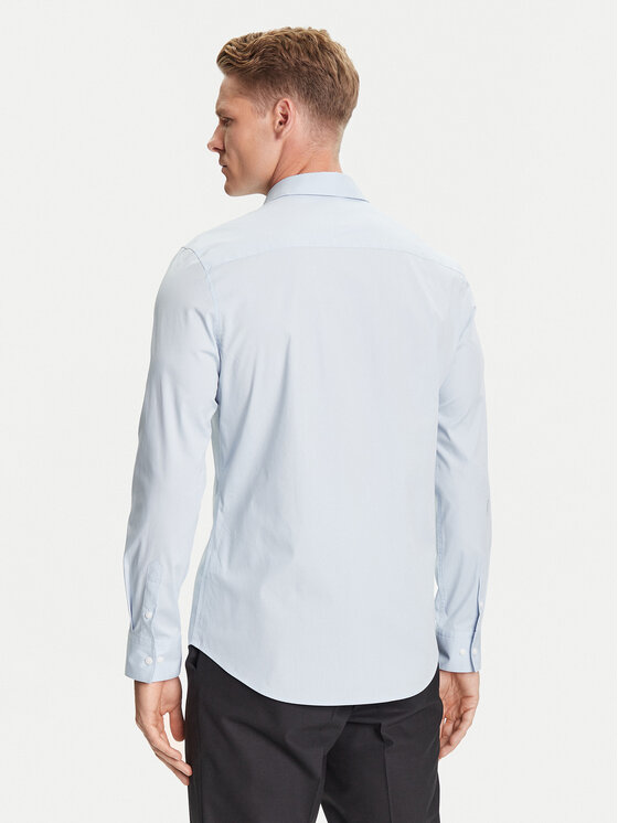 Calvin Klein Calvin Klein Cămașă LV04LB145G Albastru celest Slim Fit