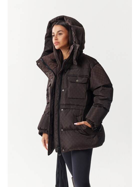 Magda Matyja Magda Matyja Kurtka puchowa ALASKA PUFFER JACKET Brązowy Loose Fit