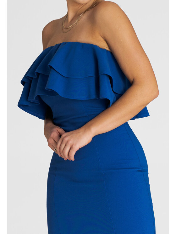 FIGL FIGL Φόρεμα βραδινό M987 Μπλε Regular Fit