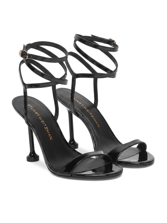 Stuart Weitzman Stuart Weitzman Sandale Naudistini Wrap 100 SM910 Negru