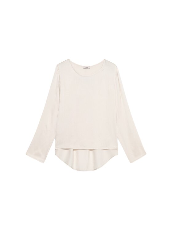 Oltre Oltre Blusa 2478R003041N002 Bianco A-Line Fit