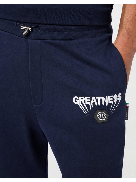 PHILIPP PLEIN PHILIPP PLEIN Szorty sportowe 26001 Granatowy Jogger Fit