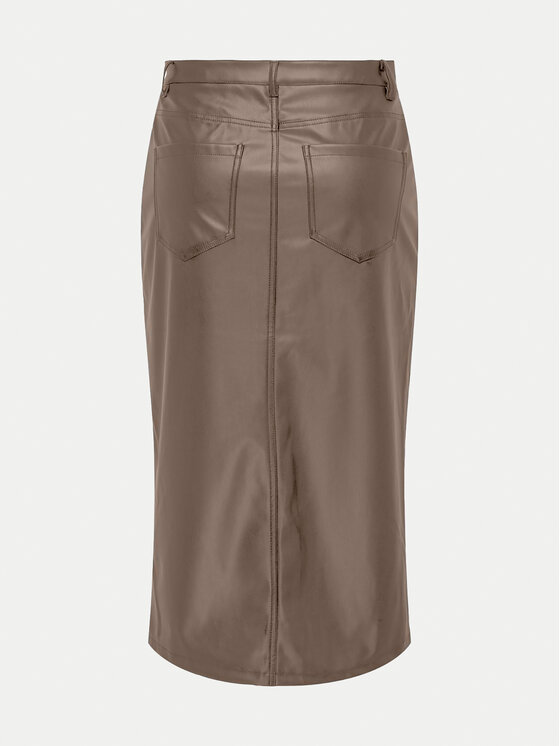 ONLY ONLY Gonna in similpelle Kiri 15324778 Marrone Regular Fit
