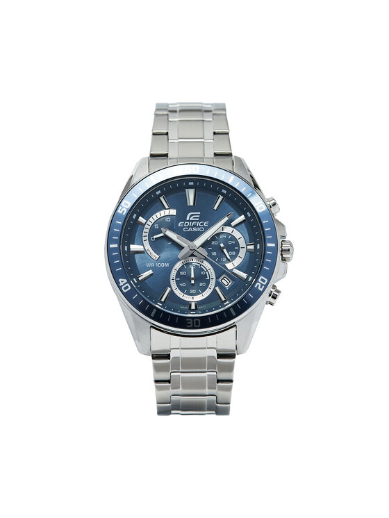 Zegarek Casio, Srebrny, EFR-552D-2AVUEF