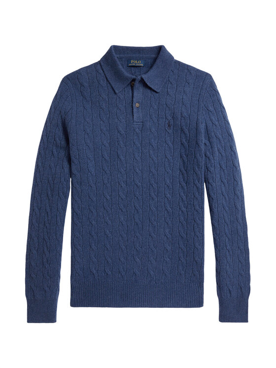 Polo Ralph Lauren Polo Ralph Lauren Sweter 710974165003 Granatowy Regular Fit