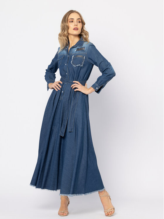 LIDIA KALITA LIDIA KALITA Sukienka jeansowa Esme Niebieski Regular Fit