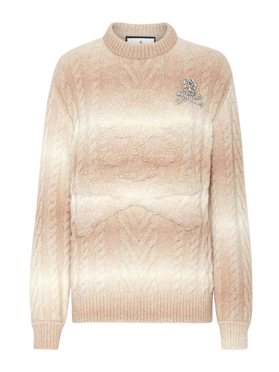 PHILIPP PLEIN PHILIPP PLEIN Bluza 2901 Biały Regular Fit