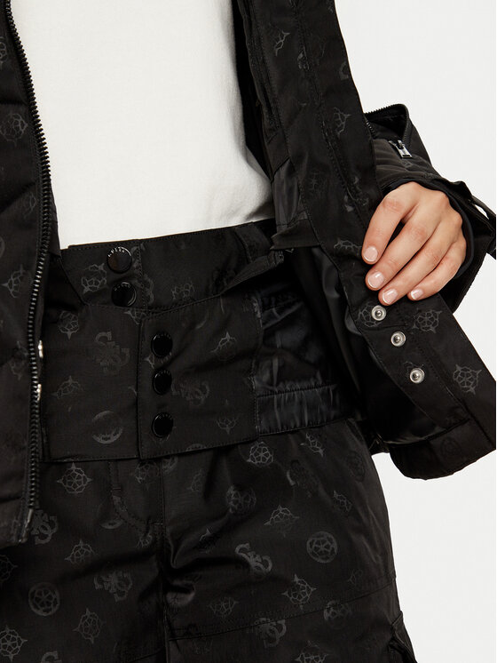 Guess Guess Μπουφάν για σκι W4PL3N WH0K0 Μαύρο Regular Fit