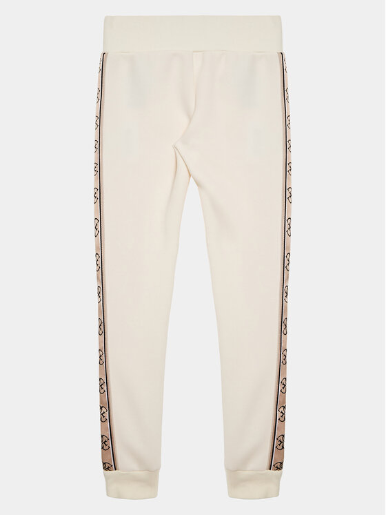 Guess Guess Sportinės kelnės J2YQ27 KB3P2 Écru Regular Fit
