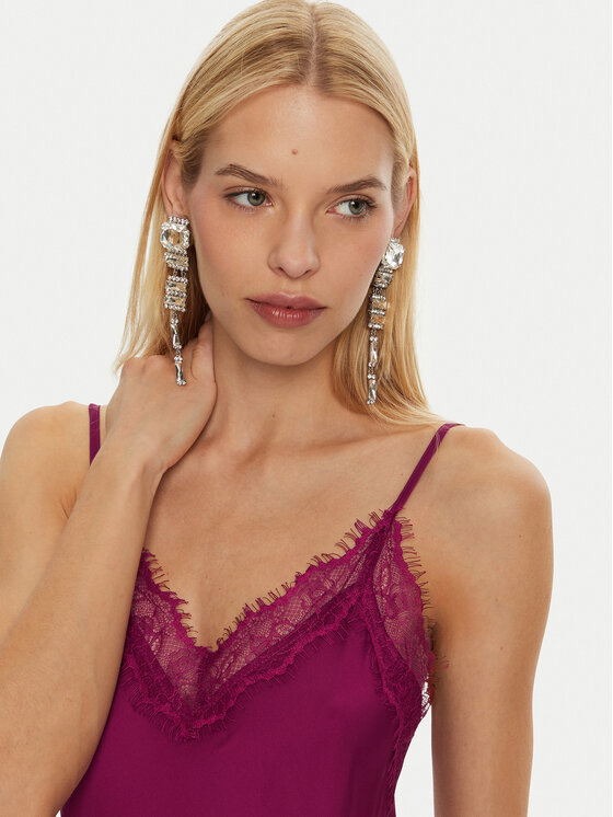 Rinascimento Rinascimento Kokteilinė suknelė CFC0120043003 Vyšninė Regular Fit
