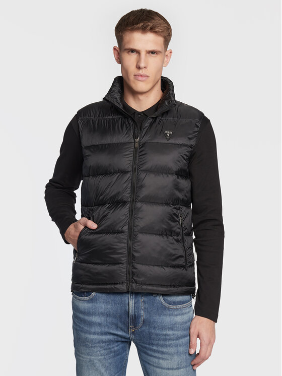 Guess Guess Veste M3RN13 WF4G2 Melns Regular Fit