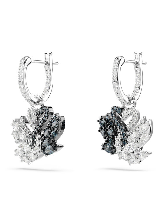 Swarovski Swarovski Auskarai Swan 5705728 Sidabrinė