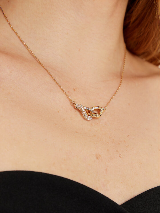 Tory Burch Tory Burch Naszyjnik Interlocking Wishbone Pendant 161070 Złoty