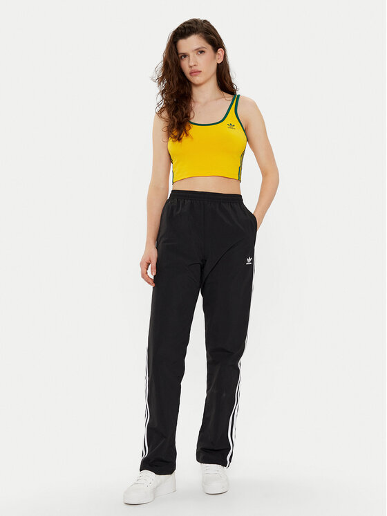 adidas adidas Top adicolor 3-Stripes JP2291 Žuta Slim Fit