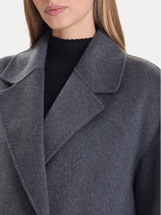 ViCOLO ViCOLO Вълнено палто TF0003 Сив Regular Fit