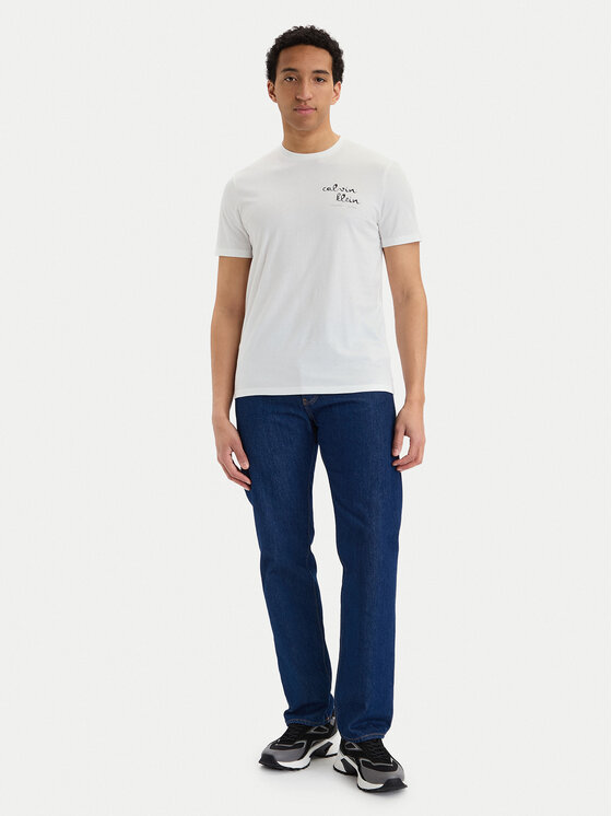 Calvin Klein Jeans Calvin Klein Jeans Tricou LV04RG837G Alb Regular Fit