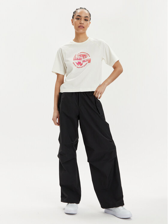 Napapijri Napapijri Тишърт S-Aberdeen NP0A4HOI Екрю Regular Fit