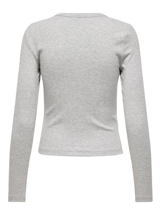 ONLY ONLY Bluzka Val 15371305 Szary Regular Fit