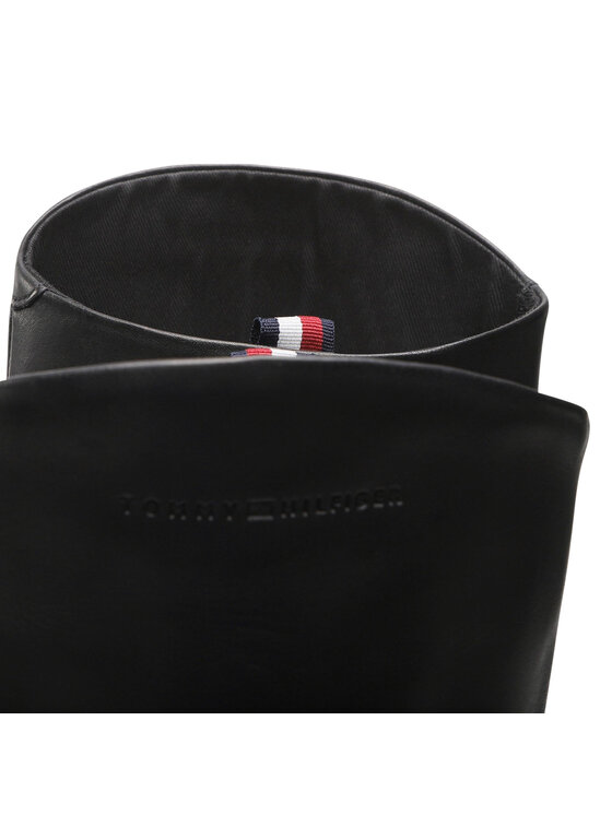 Tommy Hilfiger Tommy Hilfiger Μπότες Ιππασίας Twist Flat Longboot FW0FW07057 Μαύρο
