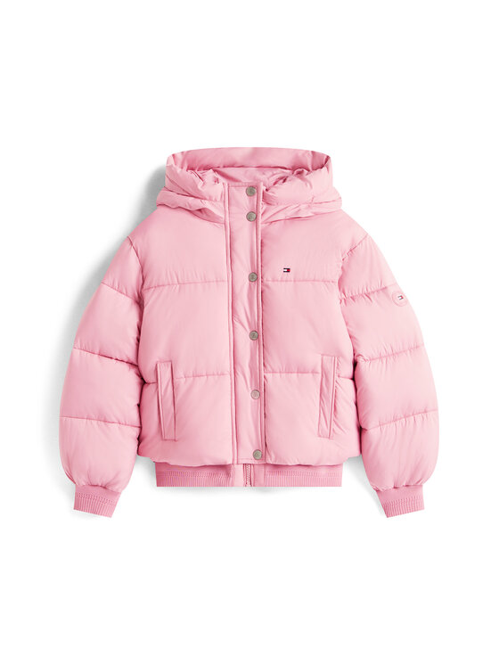Tommy Hilfiger Tommy Hilfiger Žieminė striukė KG0KG08861 D Rožinė Regular Fit