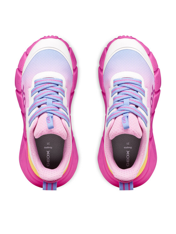 Geox Geox Sneakersy J Flexyper Fast Girl J55N5A 02A9J C8238 S Barevná