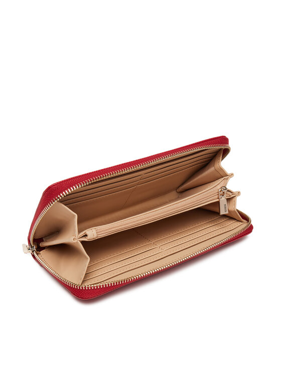 Guess Guess Veľká dámska peňaženka Laurel II Slg SWZG74 59146 Červená
