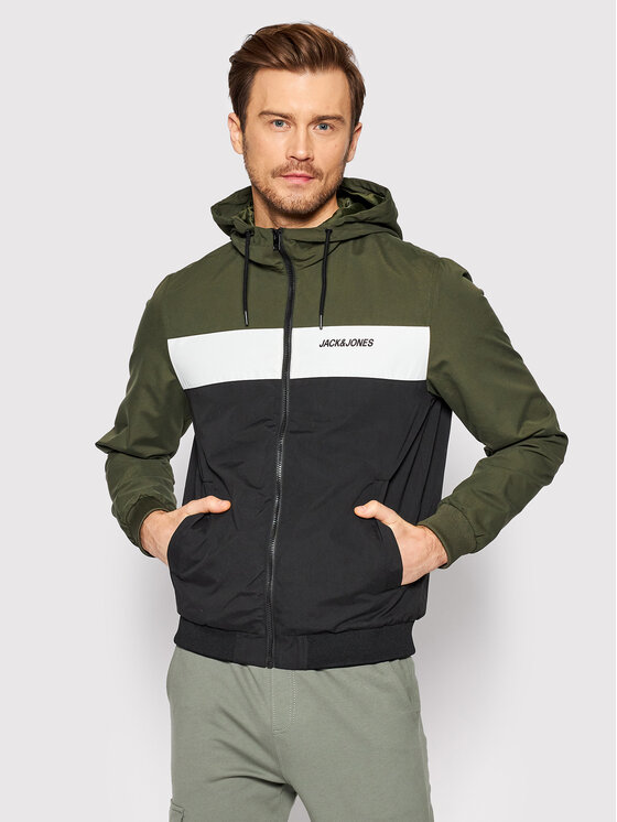 Jack&Jones Pārejas jaka Rush 12200208 Zaļš Regular Fit