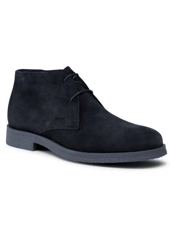 Geox Geox Šnurovacia obuv U Claudio A U0458A 00022 C4002 Tmavomodrá