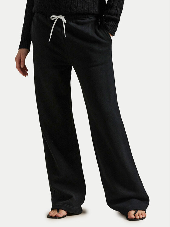 Polo Ralph Lauren Polo Ralph Lauren Pantaloni trening 211977959002 Negru Wide Leg