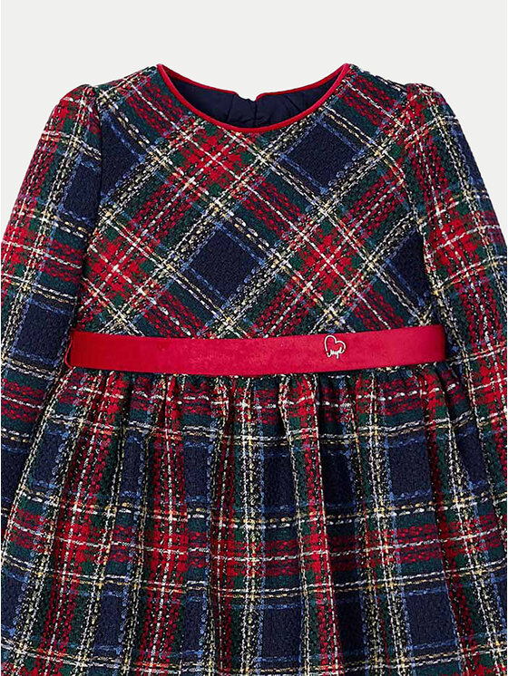 Mayoral Mayoral Elegantne kleit 4911 Bordoopunane Regular Fit