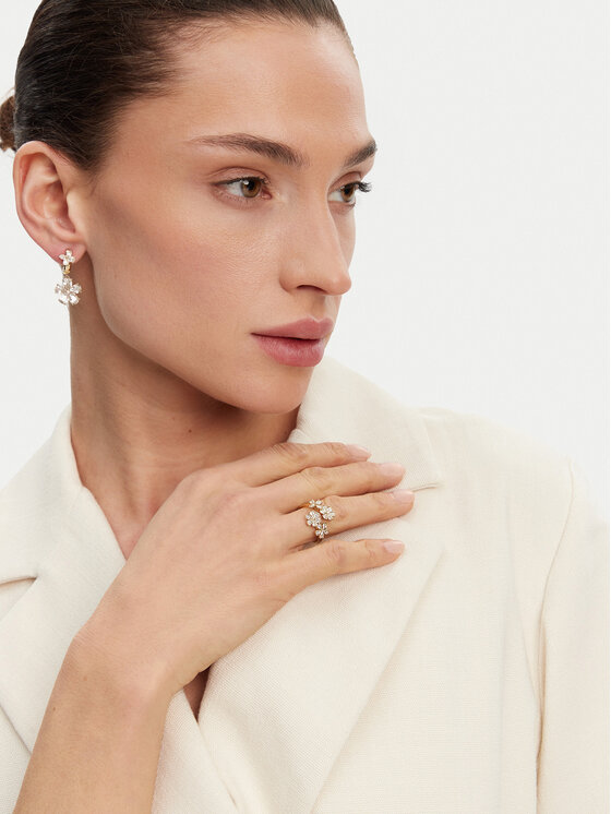Guess Prsteň JUBR05 104JW Zlatá