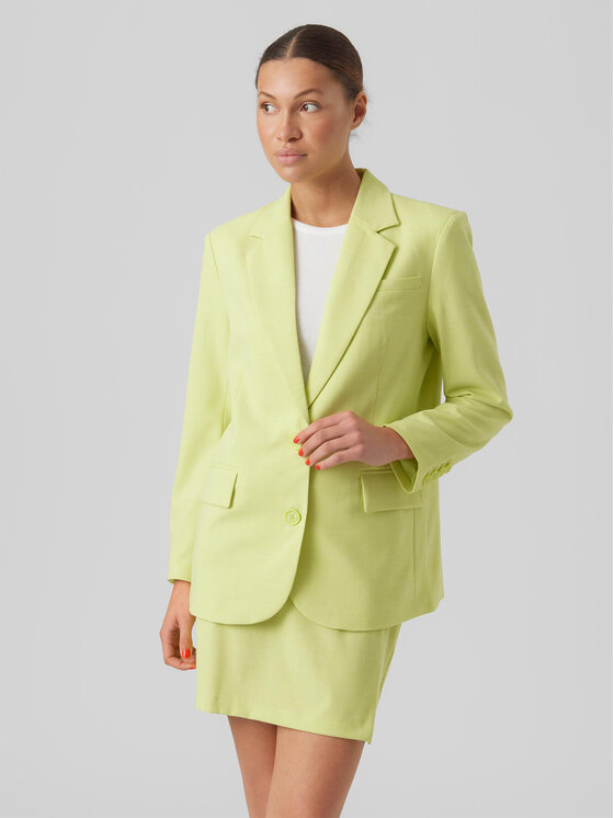 Vero Moda Блейзър 10289110 Жълт Regular Fit
