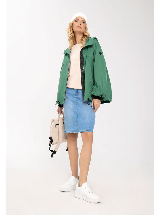 Volcano Volcano Kurtka przejściowa J-FRESH Zielony Casual Fit