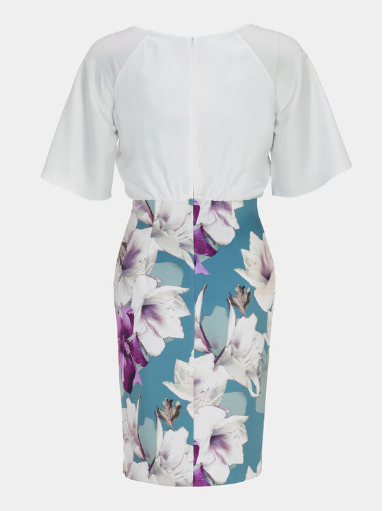 Swing Swing Koktel haljina 5AG09300 Šarena Slim Fit