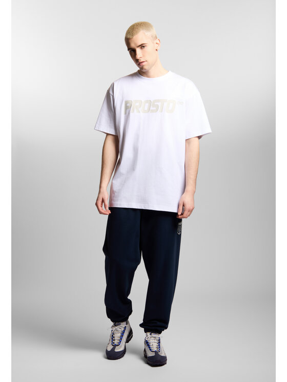 PROSTO. PROSTO. T-Shirt Big log1 Biały Oversize