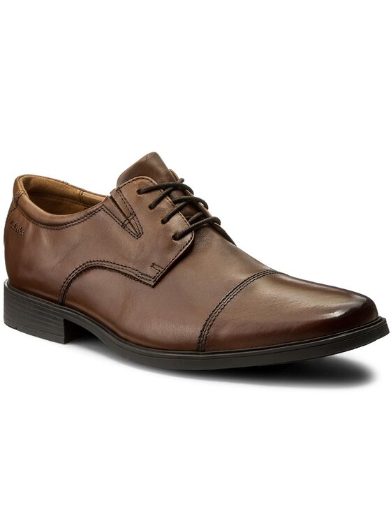 Clarks Clarks Nizki čevlji Tilden Cap 261300967 Rjava