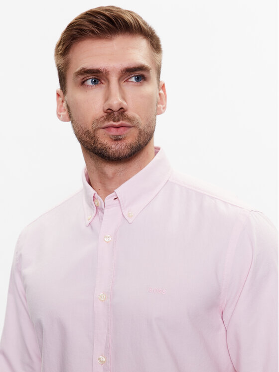 Boss Hemd Rickert 50489341 Rosa Regular Fit | Modivo.de
