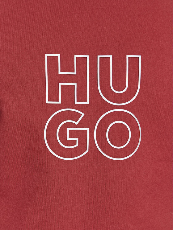 HUGO Hugo Pulóver 50501590 Piros Regular Fit