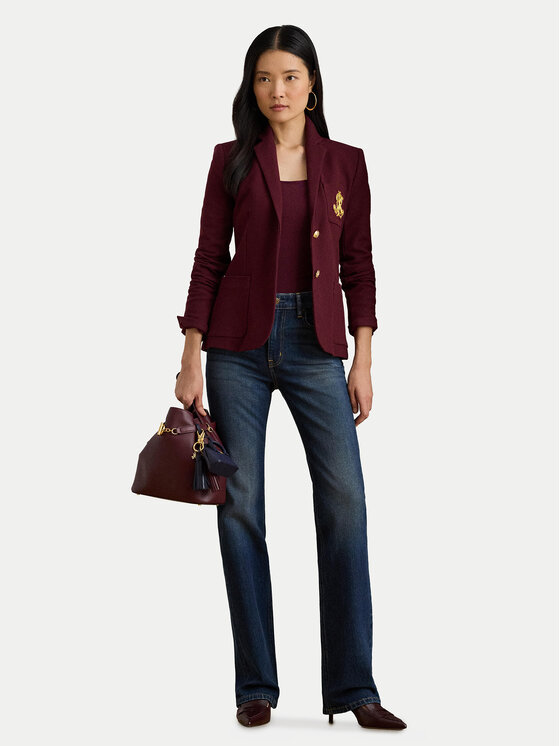 LAUREN RALPH LAUREN LAUREN RALPH LAUREN Σακάκι 200797305029 Μπορντό Slim Fit