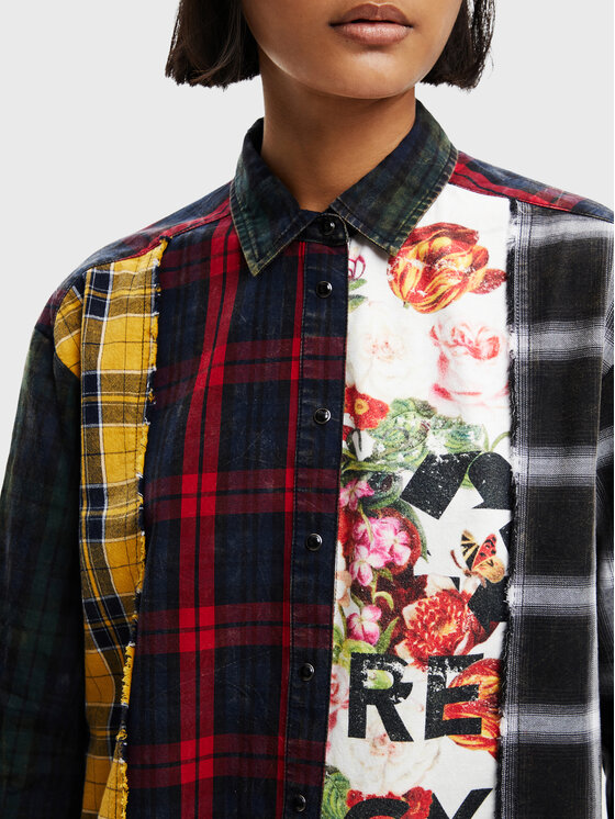 Camicia Jane 22WWCW13 Multicolore Oversize