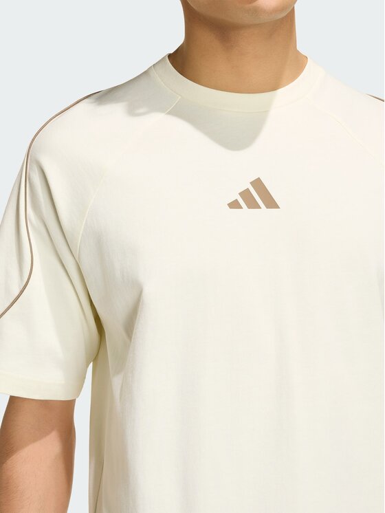adidas adidas T-Shirt Stadium Tee Beżowy Regular Fit