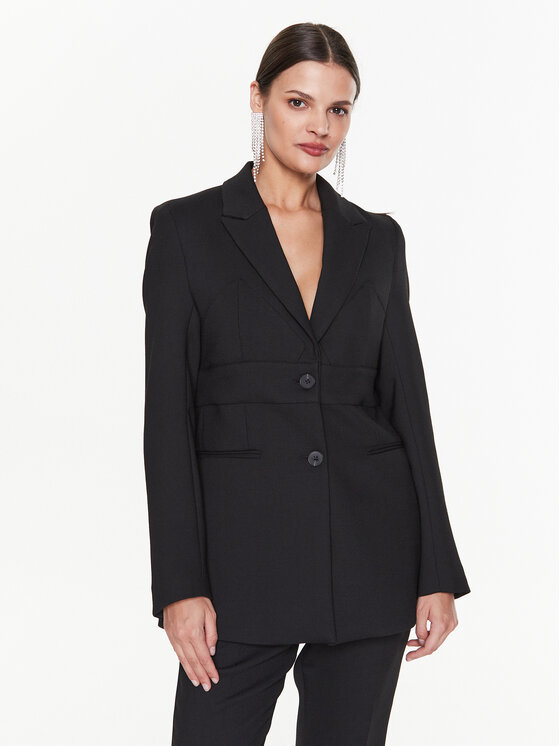 Remain Remain Піджак Heavy Suiting RM2124 Чорний Slim Fit