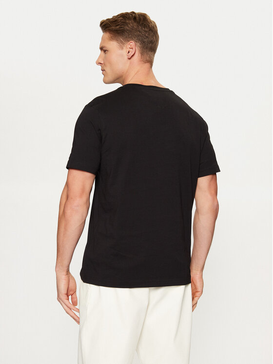 Tommy Hilfiger Tommy Hilfiger T-särk Big Logo Tee MW0MW37448 Must Slim Fit
