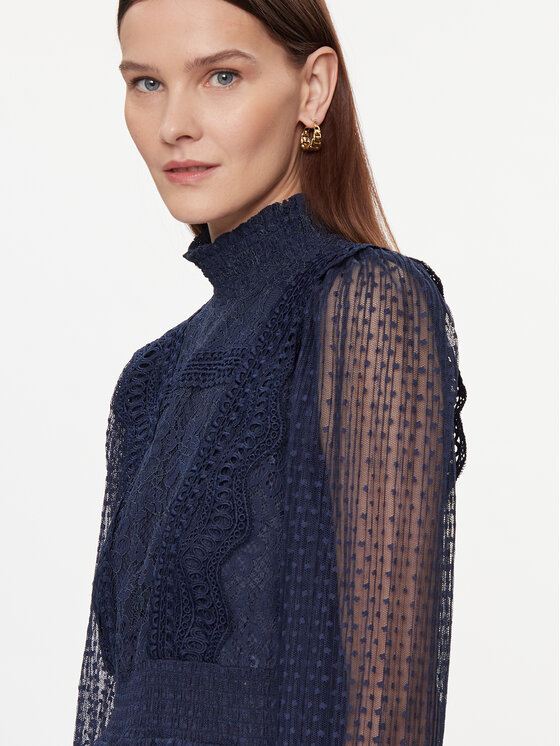 YAS YAS Sukienka koktajlowa Sophia 26032212 Granatowy Regular Fit