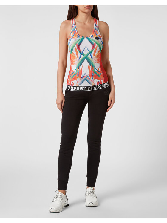 Plein Sport Plein Sport Tank top 2183 Biela Skin Tight Fit