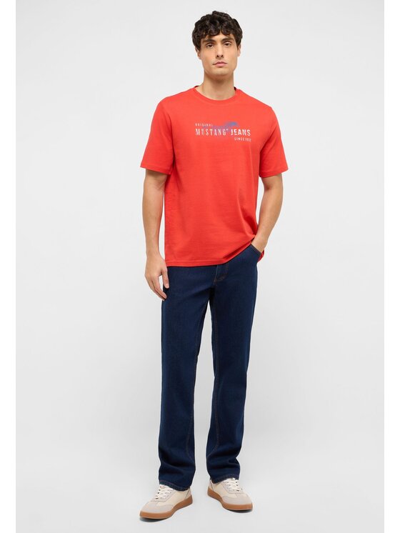 Mustang Mustang Jeansy TRAMPER STRAIGHT Niebieski Straight Fit